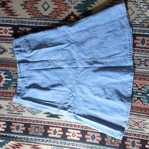 vintage LL Bean denim skirt